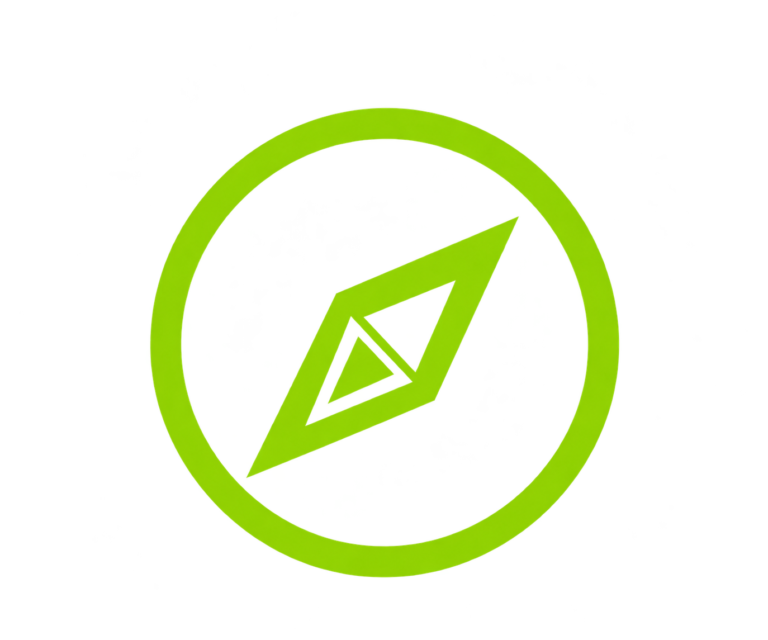 lime compass icon