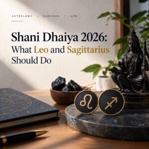 Shani Dhaiya 2026: What Leo and Sagittarius Should Do