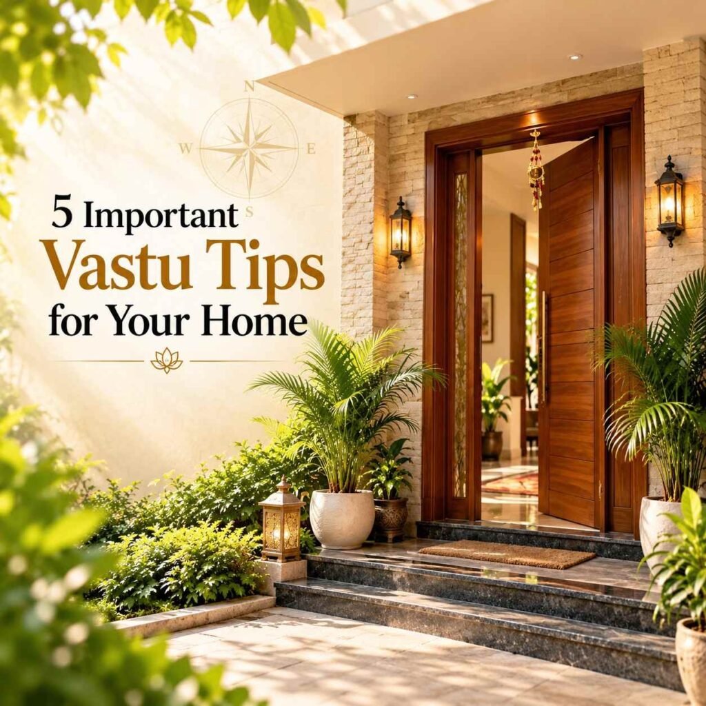 warm vastu inspired home entrance 150kb